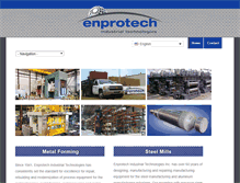 Tablet Screenshot of enpromech.com